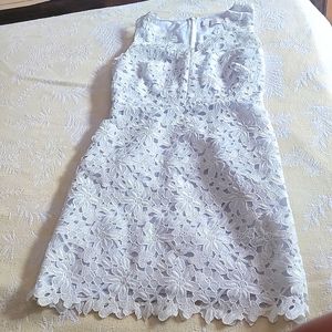 White lace dress